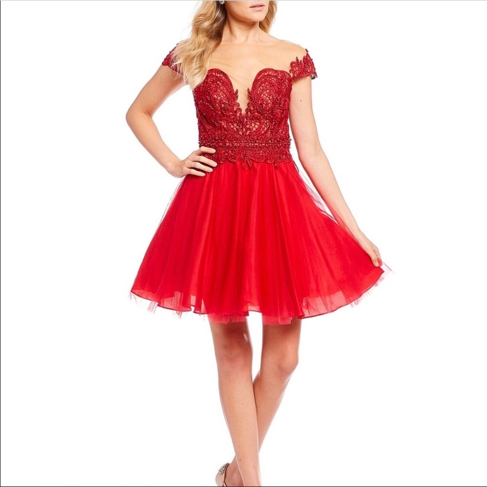 Terani Couture red Dress